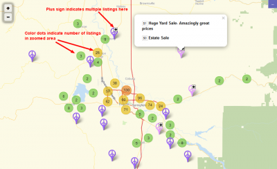 See where items are in locality